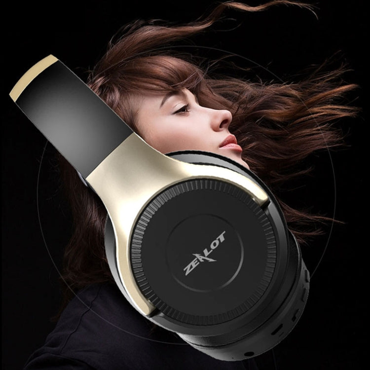 ZEALOT B26T Stereo Wired Wireless Bluetooth 4.0 Subwoofer Headset with 3.5mm Universal Audio Cable Jack & HD Microphone, For Mobile Phones & Tablets & Laptops, Support 32GB TF Card Maximum(Black) - Headset & Headphone by ZEALOT | Online Shopping South Africa | PMC TechLife | Buy Now Pay Later Mobicred