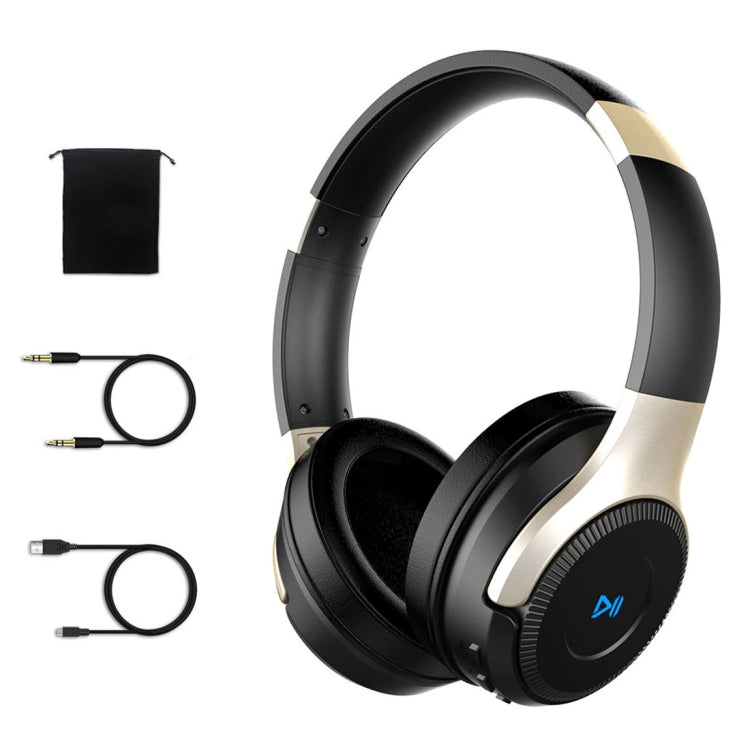 ZEALOT B26T Stereo Wired Wireless Bluetooth 4.0 Subwoofer Headset with 3.5mm Universal Audio Cable Jack & HD Microphone, For Mobile Phones & Tablets & Laptops, Support 32GB TF Card Maximum(Gold) - Headset & Headphone by ZEALOT | Online Shopping South Africa | PMC TechLife | Buy Now Pay Later Mobicred