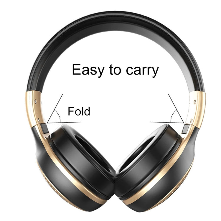 ZEALOT B20 Stereo Wired Wireless Bluetooth 4.0 Subwoofer Headset with 3.5mm Universal Audio Cable Jack & HD Microphone, For Mobile Phones & Tablets & Laptops(Gold) - free shipping - PMC TechLife - Order now!