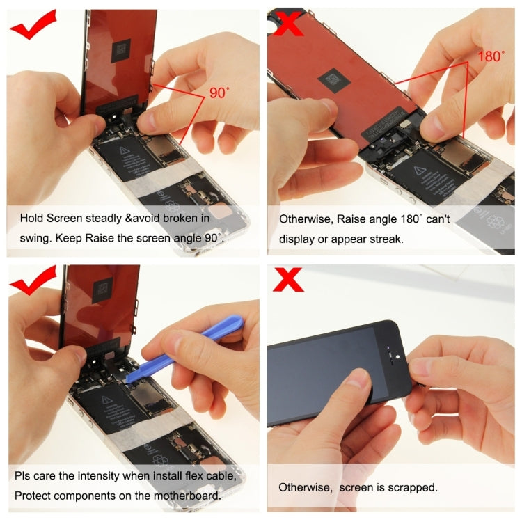 TFT LCD Screen for iPhone 8 Plus with Digitizer Full Assembly (Black) - free shipping - PMC TechLife - Order now!