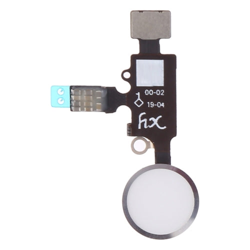 New Design Home Button (2 nd ) with Flex Cable for iPhone 8 Plus / 7 Plus / 8 / 7(Silver) - free shipping - PMC TechLife - Order now!