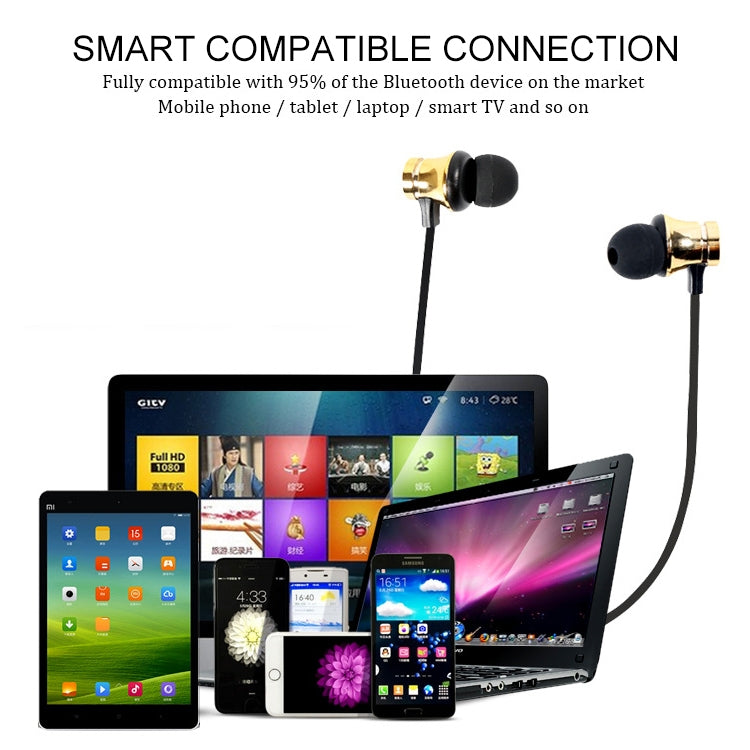 XT11 Magnetic In-Ear Wireless Bluetooth V4.2 Earphones(Blue) - Neck-mounted Earphone by PMC TechLife | Online Shopping South Africa | PMC TechLife