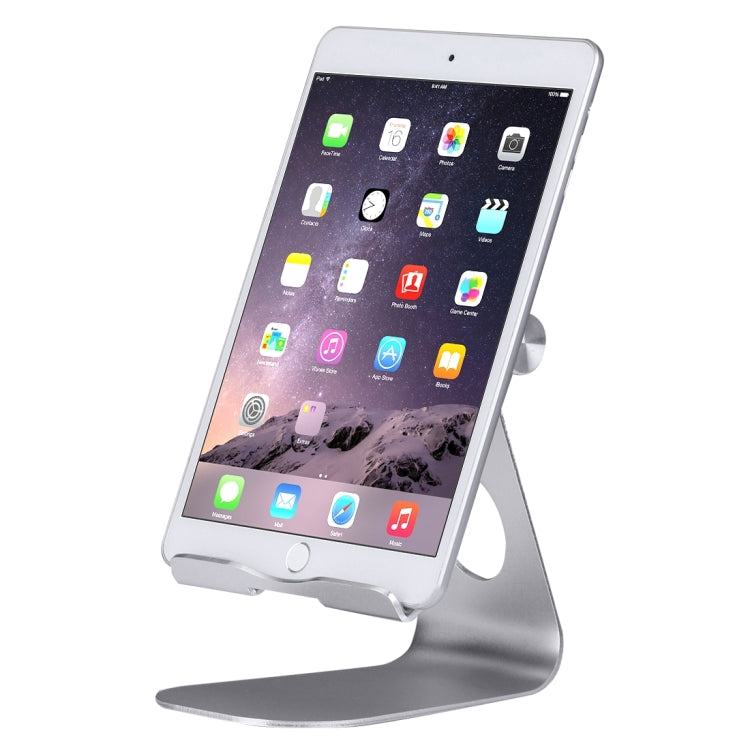 Exquisite Folding Adjustable Pivot Aluminium Alloy Desktop Holder Stand DOCK Cradle(Silver) - Desktop Holder by PMC TechLife | Online Shopping South Africa | PMC TechLife