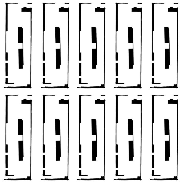 10 PCS for iPad 4 / New iPad (iPad 3)  Touch Panel Digitizer Adhesive - iPad 4 Parts by PMC TechLife | Online Shopping South Africa | PMC TechLife