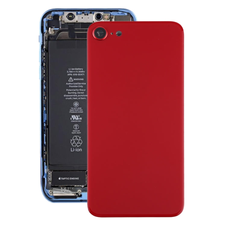 Glass Battery Back Cover for iPhone SE 2020(Red) - SE 2nd Generation Parts by PMC TechLife | Online Shopping South Africa | PMC TechLife