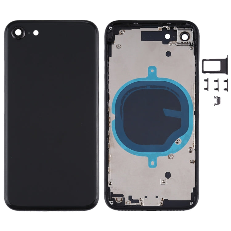 Battery Back Cover with Camera Lens Cover & SIM Card Tray & Side keys for iPhone SE 2020 - SE 2nd Generation Parts by PMC TechLife | Online Shopping South Africa | PMC TechLife