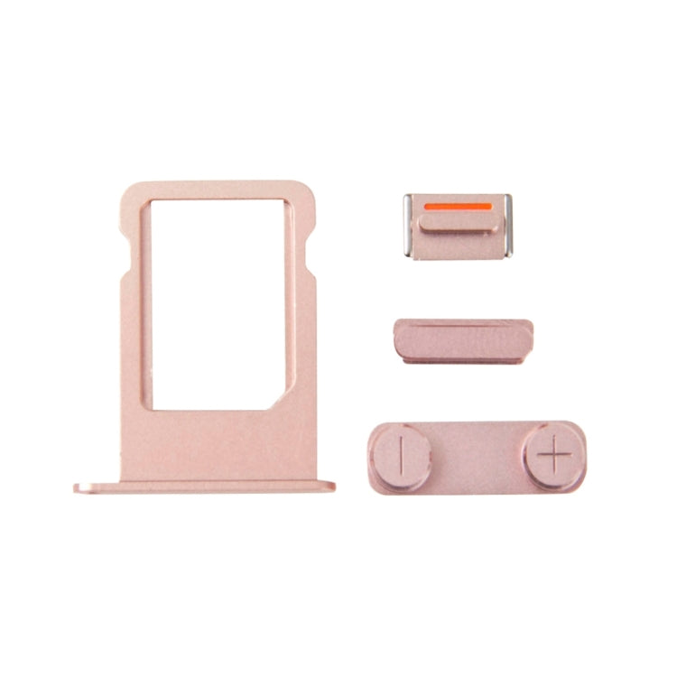 Side Buttons + SIM Card Tray for iPhone SE(Rose Gold) - SE 1st Generation Parts by PMC TechLife | Online Shopping South Africa | PMC TechLife