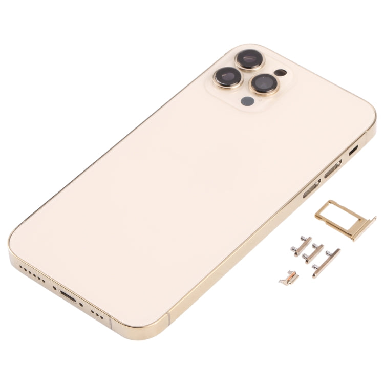 Back Housing Cover with Appearance Imitation of iP13 Pro for iPhone X(Gold) - Back Cover by PMC TechLife | Online Shopping South Africa | PMC TechLife | Buy Now Pay Later Mobicred