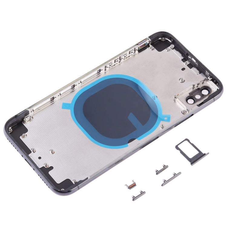 Back Housing Cover with SIM Card Tray & Side keys for iPhone X(Red) - Back Cover by PMC TechLife | Online Shopping South Africa | PMC TechLife