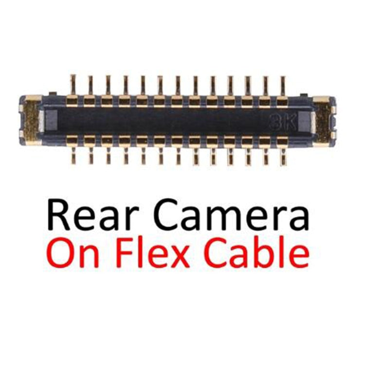 Rear Back Camera FPC Connector On Flex Cable for iPhone X - Others by PMC TechLife | Online Shopping South Africa | PMC TechLife