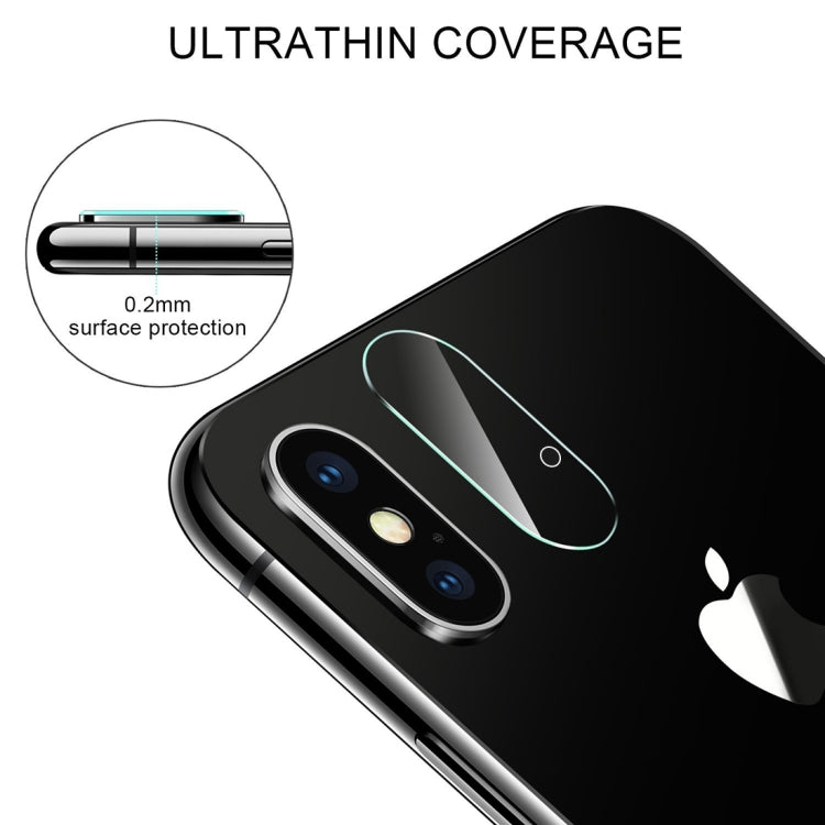 For iPhone X Rear Camera Lens Protector Tempered Glass Protective Film with Holes - iPhone X & XS Tempered Glass by DIYLooks | Online Shopping South Africa | PMC TechLife | Buy Now Pay Later Mobicred