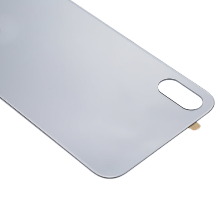 Glass Mirror Surface Battery Back Cover for iPhone X(Silver) - Back Cover by PMC TechLife | Online Shopping South Africa | PMC TechLife