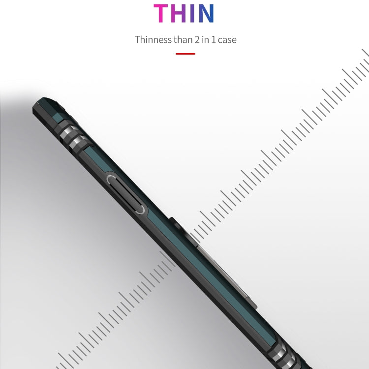 Armor Shockproof TPU + PC Protective Case for iPhone 11, with 360 Degree Rotation Holder (Green) - iPhone 11 Cases by PMC TechLife | Online Shopping South Africa | PMC TechLife | Buy Now Pay Later Mobicred