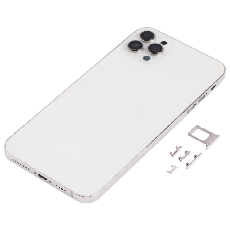 Back Housing Cover with Appearance Imitation of iP13 Pro Max for iPhone XS Max(White) - Back Cover by PMC TechLife | Online Shopping South Africa | PMC TechLife | Buy Now Pay Later Mobicred