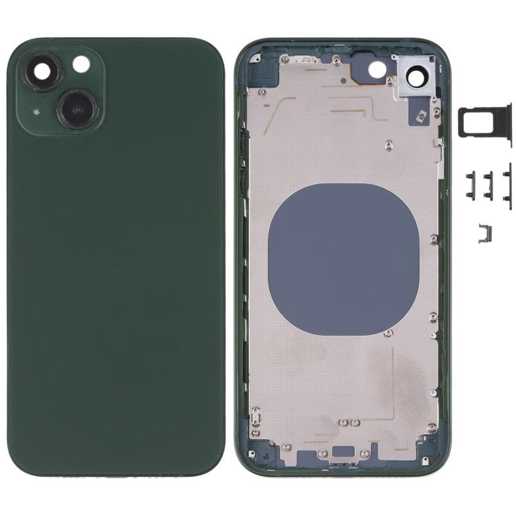 Back Housing Cover with Appearance Imitation of iP13 for iPhone XR(Green) - Back Cover by PMC TechLife | Online Shopping South Africa | PMC TechLife | Buy Now Pay Later Mobicred