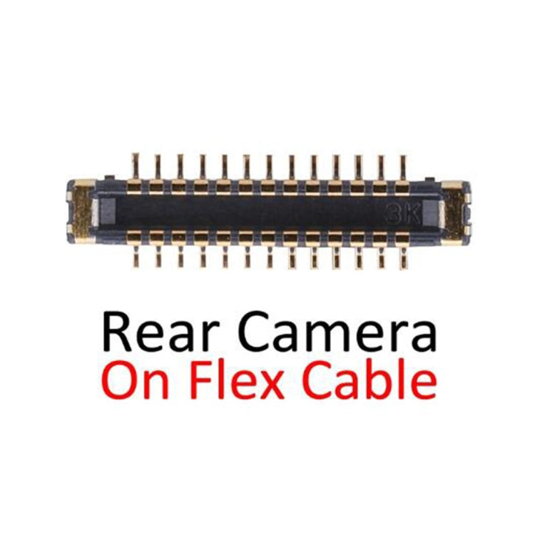 Rear Back Camera FPC Connector On Flex Cable for iPhone XR - Others by PMC TechLife | Online Shopping South Africa | PMC TechLife