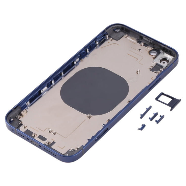 Back Housing Cover with Appearance Imitation of iP13 for iPhone XR(Blue) - Back Cover by PMC TechLife | Online Shopping South Africa | PMC TechLife | Buy Now Pay Later Mobicred