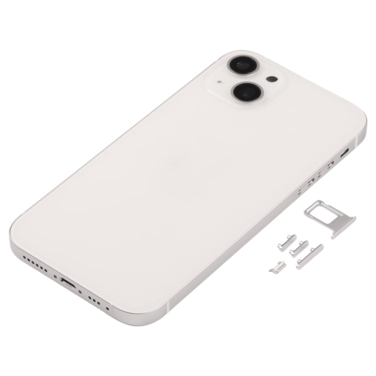 Back Housing Cover with Appearance Imitation of iP13 for iPhone XR(White) - Back Cover by PMC TechLife | Online Shopping South Africa | PMC TechLife