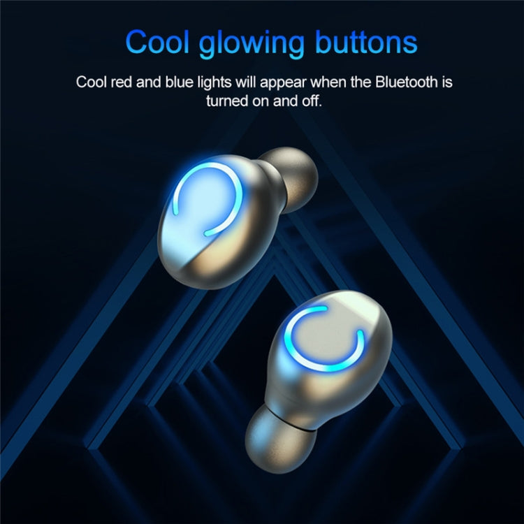 F9-9 TWS CVC8.0 Noise Cancelling Bluetooth Earphone with Charging Box, Support Touch Lighting Effect & Three-screen LED Power Display & Power Bank & Mobile Phone Holder & HD Call & Voice Assistant(Black) - TWS Earphone by PMC TechLife | Online Shopping South Africa | PMC TechLife