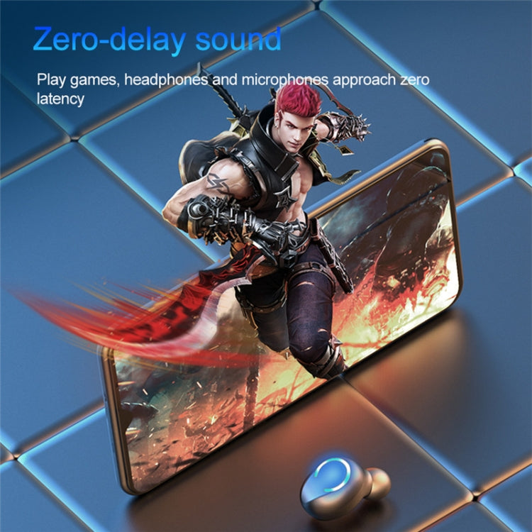 F9-9 TWS CVC8.0 Noise Cancelling Bluetooth Earphone with Charging Box, Support Touch Lighting Effect & Three-screen LED Power Display & Power Bank & Mobile Phone Holder & HD Call & Voice Assistant(Black) - TWS Earphone by PMC TechLife | Online Shopping South Africa | PMC TechLife