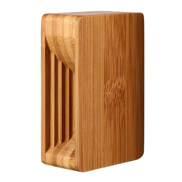 HQ-J101 Universal Bamboo Phone Desktop Stand Holder for Smart Phones within 5.5 inches - Desktop Holder by PMC TechLife | Online Shopping South Africa | PMC TechLife