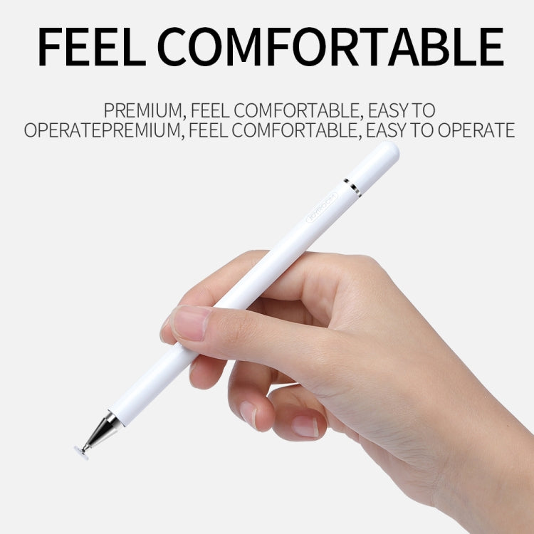 JOYROOM JR-BP560 Excellent Series Portable Universal Passive Disc Head Capacitive Pen with Replaceable Refill(Black) - Stylus Pen by JOYROOM | Online Shopping South Africa | PMC TechLife | Buy Now Pay Later Mobicred