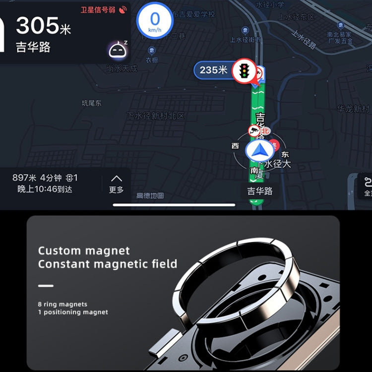 JJT-969 15W Max Output Magnetic Car Air Outlet Bracket Wireless Charger(White) - Wireless Charger Holders by PMC TechLife | Online Shopping South Africa | PMC TechLife
