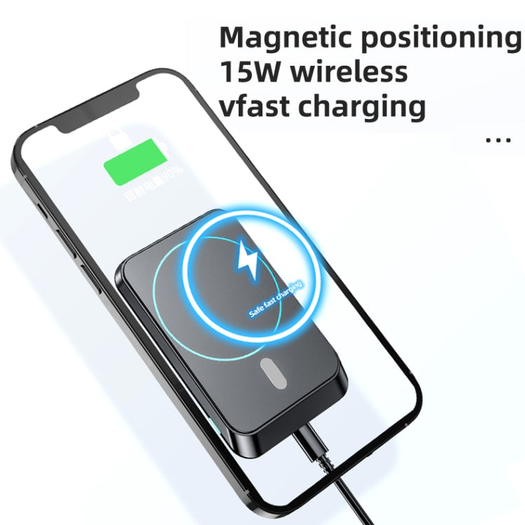 JJT-969 15W Max Output Magnetic Car Air Outlet Bracket Wireless Charger(Green) - Wireless Charger Holders by PMC TechLife | Online Shopping South Africa | PMC TechLife