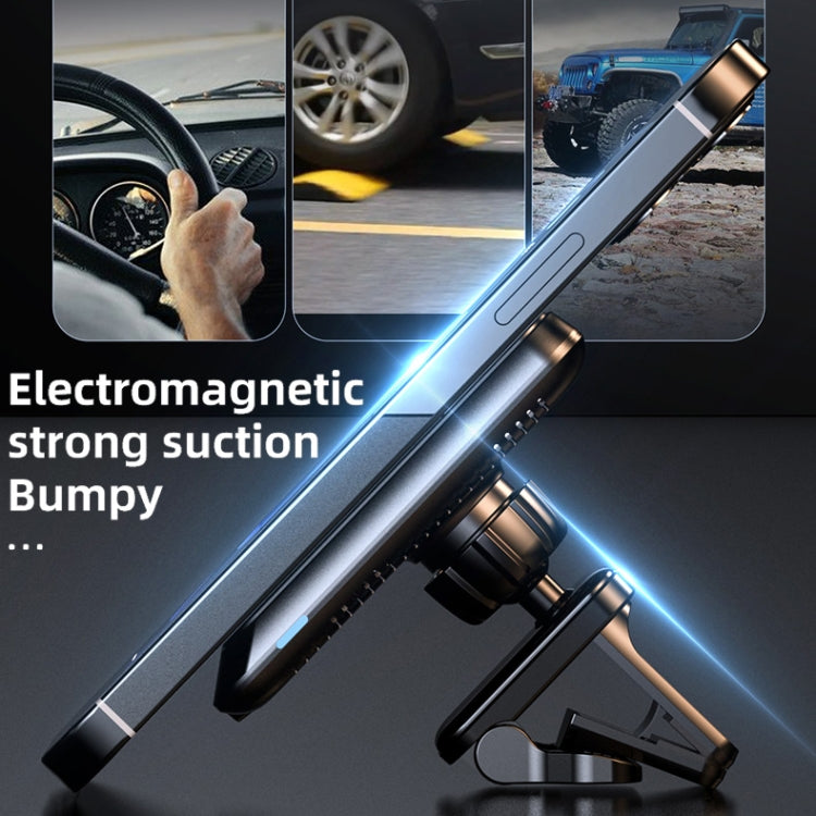 JJT-969 15W Max Output Magnetic Car Air Outlet Bracket Wireless Charger(White) - Wireless Charger Holders by PMC TechLife | Online Shopping South Africa | PMC TechLife