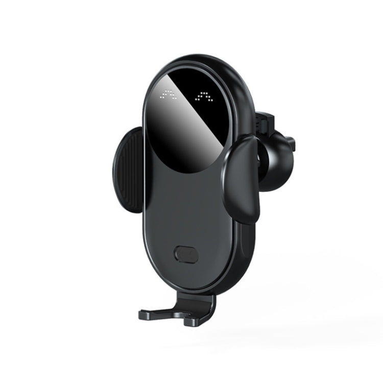 K10 15W Max Output Infrared Sensor Car Air Outlet Bracket Wireless Charger(Black) - Wireless Charger Holders by PMC TechLife | Online Shopping South Africa | PMC TechLife