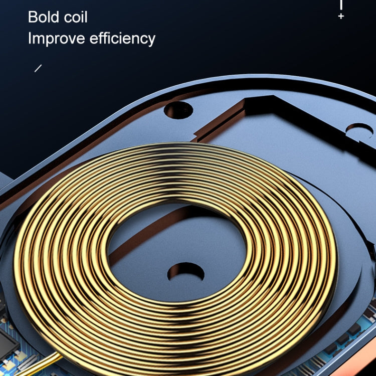 K10 15W Max Output Infrared Sensor Car Air Outlet Bracket Wireless Charger(White) - Wireless Charger Holders by PMC TechLife | Online Shopping South Africa | PMC TechLife