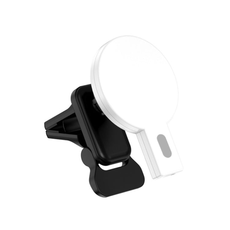 K07 15W Max Output Magnetic Car Air Outlet Bracket Wireless Charger(White) - Wireless Charger Holders by PMC TechLife | Online Shopping South Africa | PMC TechLife