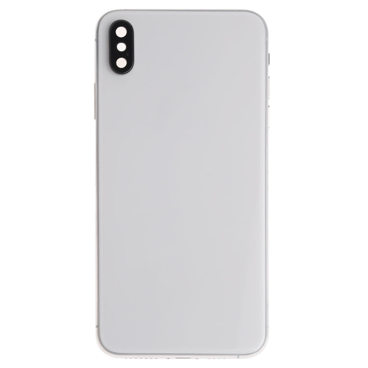 Battery Back Cover Assembly (with Side Keys & Speaker Ringer Buzzer & Motor & Camera Lens & Card Tray & Power Button + Volume Button + Charging Port + Signal Flex Cable & Wireless Charging Module) for iPhone XS(White) - Back Cover by PMC TechLife | Online Shopping South Africa | PMC TechLife | Buy Now Pay Later Mobicred