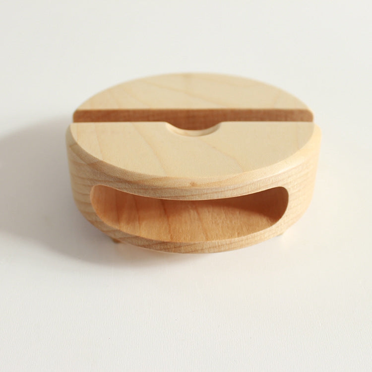 Creative Wooden Mobile Phone Bracket Holder - Desktop Holder by PMC TechLife | Online Shopping South Africa | PMC TechLife