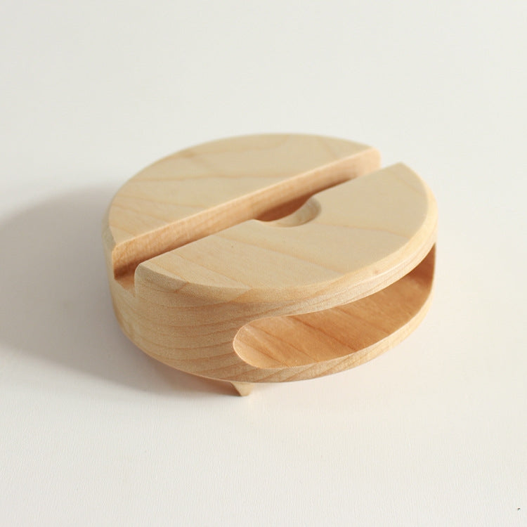 Creative Wooden Mobile Phone Bracket Holder - Desktop Holder by PMC TechLife | Online Shopping South Africa | PMC TechLife