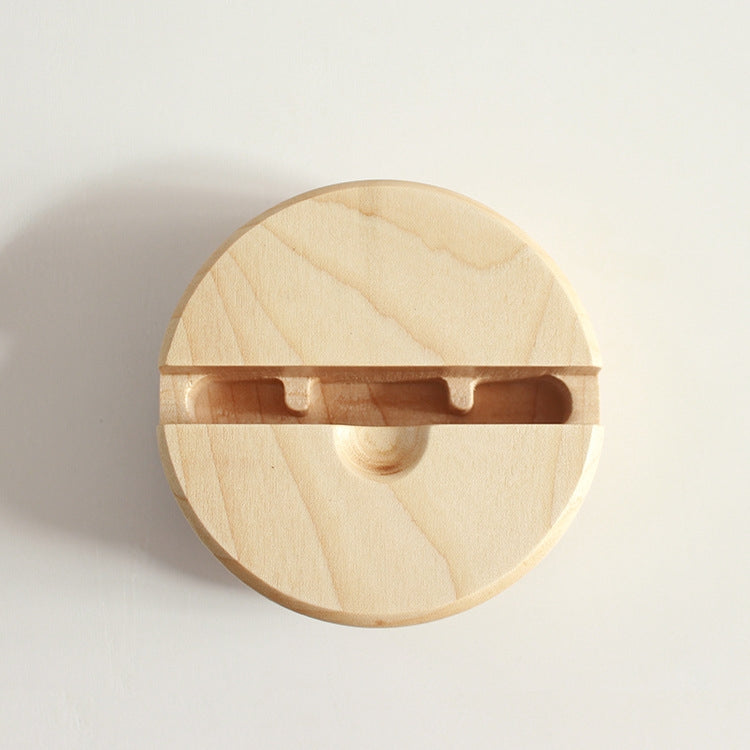 Creative Wooden Mobile Phone Bracket Holder - Desktop Holder by PMC TechLife | Online Shopping South Africa | PMC TechLife
