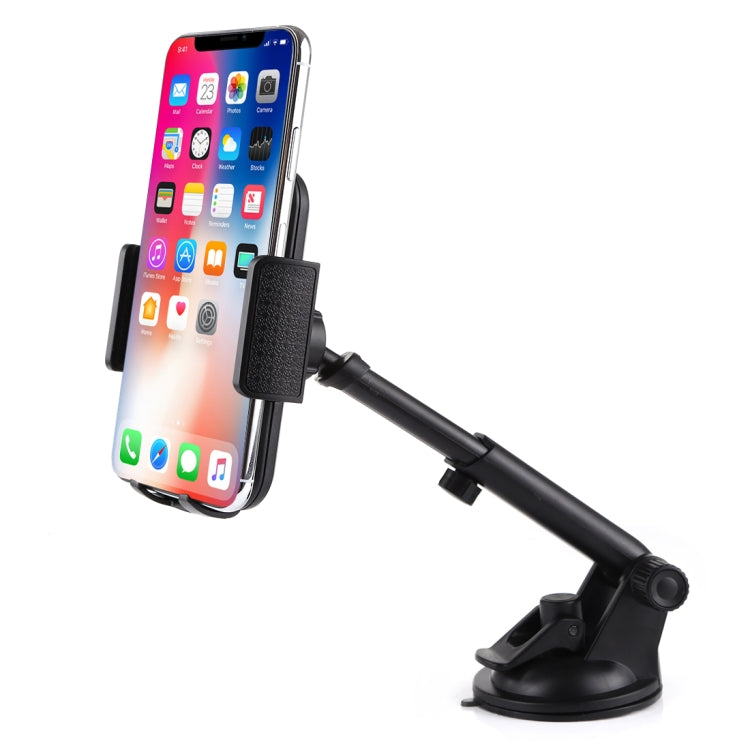 Universal Rotatable Adjustment Car Windshield Mobile Phone Holder with Suction Cup (Black) - Car Holders by PMC TechLife | Online Shopping South Africa | PMC TechLife