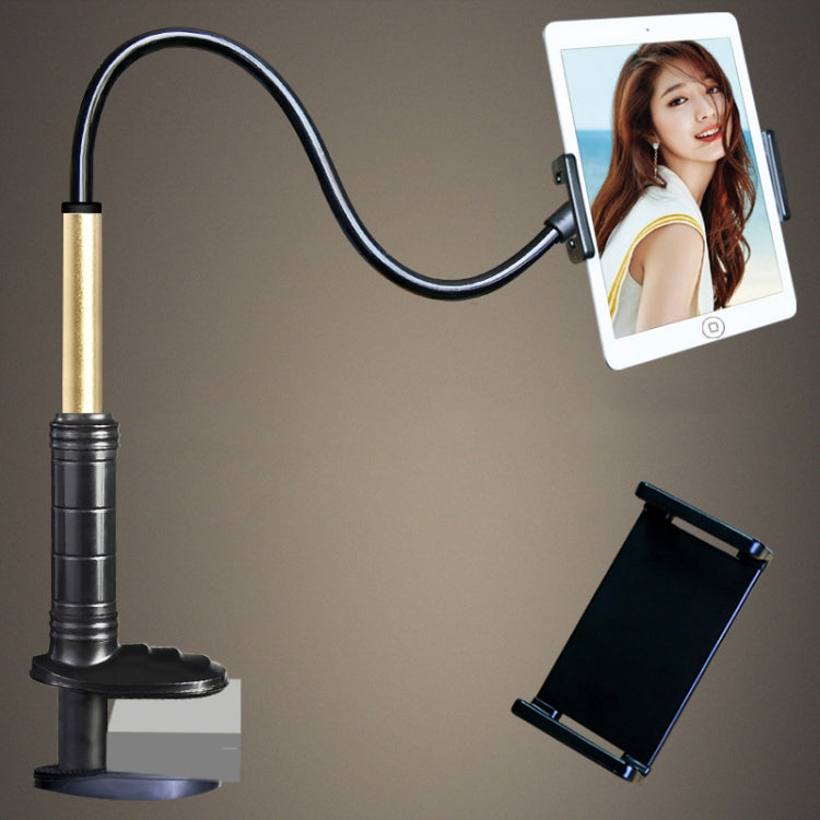 Aluminum-magnesium Alloy Free-Rotating Lazy Bracket Universal Mobile Phones Tablet PC Stand, Suitable for 4-12.9 inch Mobile Phones / Tablet PC, Length: 1.2m(Black Gold) - Lazy Bracket by PMC TechLife | Online Shopping South Africa | PMC TechLife
