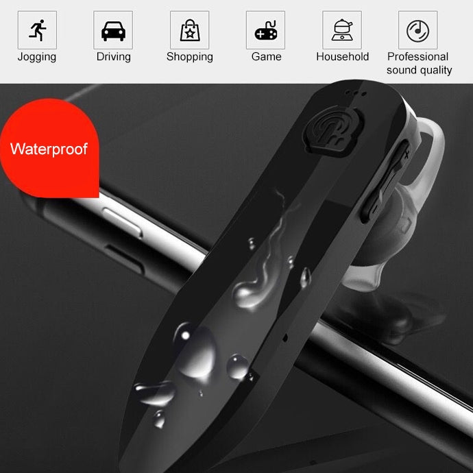 J10 Bluetooth 4.1 Universal Mini Wireless Sport Vehicle Stereo Music Bluetooth Headset(Gold) - Bluetooth Earphone by PMC TechLife | Online Shopping South Africa | PMC TechLife