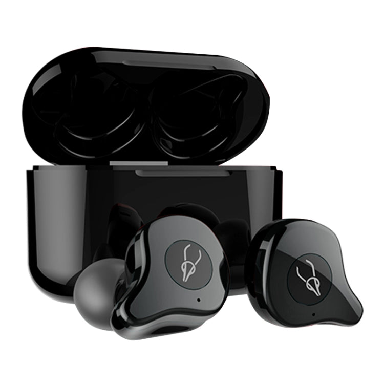 Sabbat E12 Portable In-ear Bluetooth V5.0 Earphone with Wireless Charging Box, Wireless Charging Model, For iPhone, Galaxy, Huawei, Xiaomi, HTC and Other Smartphones(Grey) - free shipping - PMC TechLife - Order now!