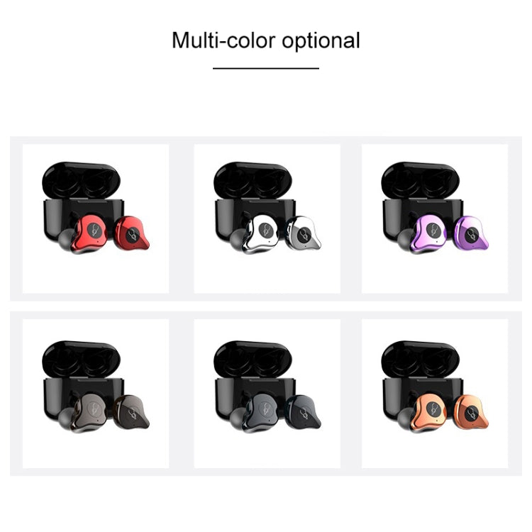 Sabbat E12 Portable In-ear Bluetooth V5.0 Earphone with Wireless Charging Box, Wireless Charging Model, For iPhone, Galaxy, Huawei, Xiaomi, HTC and Other Smartphones(Purple) - free shipping - PMC TechLife - Order now!