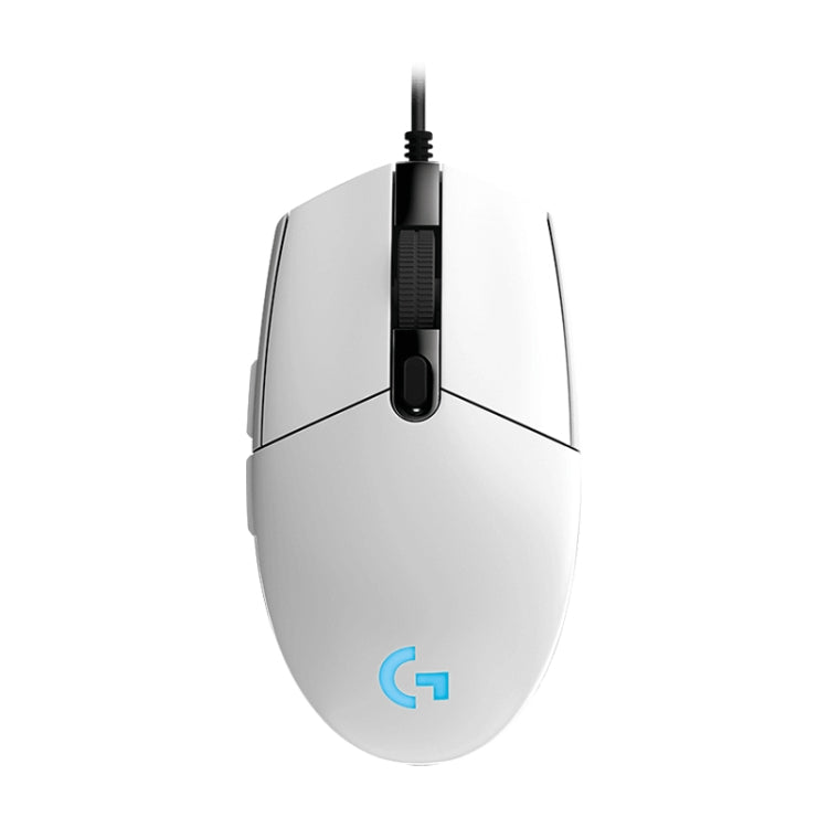 Logitech G102 6-keys RGB Glowing 6000DPI Five-speed Adjustable Wired Optical Gaming Mouse, Length: 2m (White) - Wired Mice by Logitech | Online Shopping South Africa | PMC TechLife | Buy Now Pay Later Mobicred