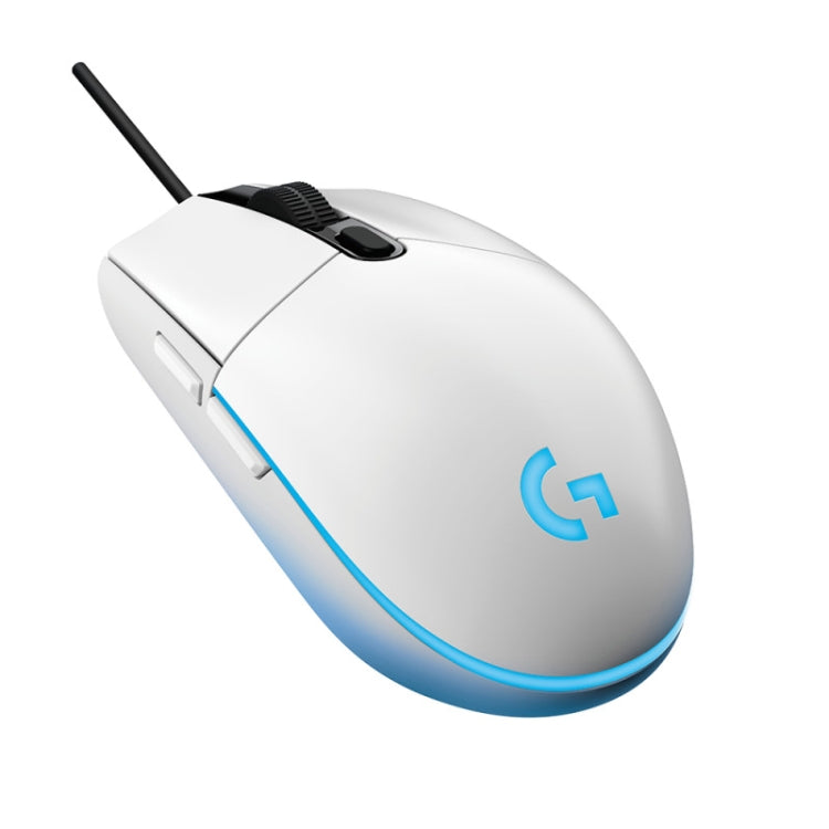 Logitech G102 6-keys RGB Glowing 6000DPI Five-speed Adjustable Wired Optical Gaming Mouse, Length: 2m (White) - Wired Mice by Logitech | Online Shopping South Africa | PMC TechLife | Buy Now Pay Later Mobicred
