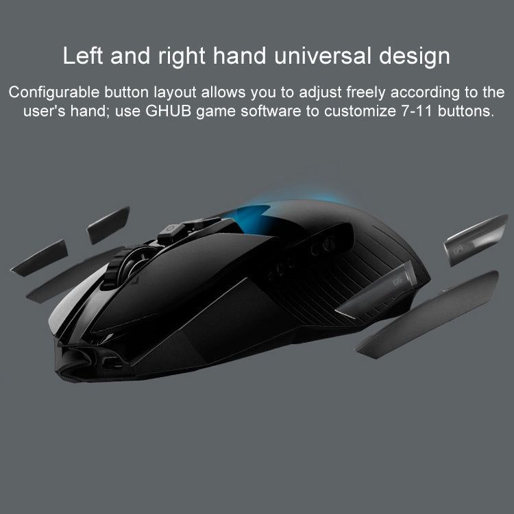 Logitech G903 LIGHTSPEED 16000 DPI 11 Buttons HERO 16K Sensor RGB Backlight Left and Right Hands Universal Wireless Optical Gaming Mouse (Black) - free shipping - PMC TechLife - Order now!