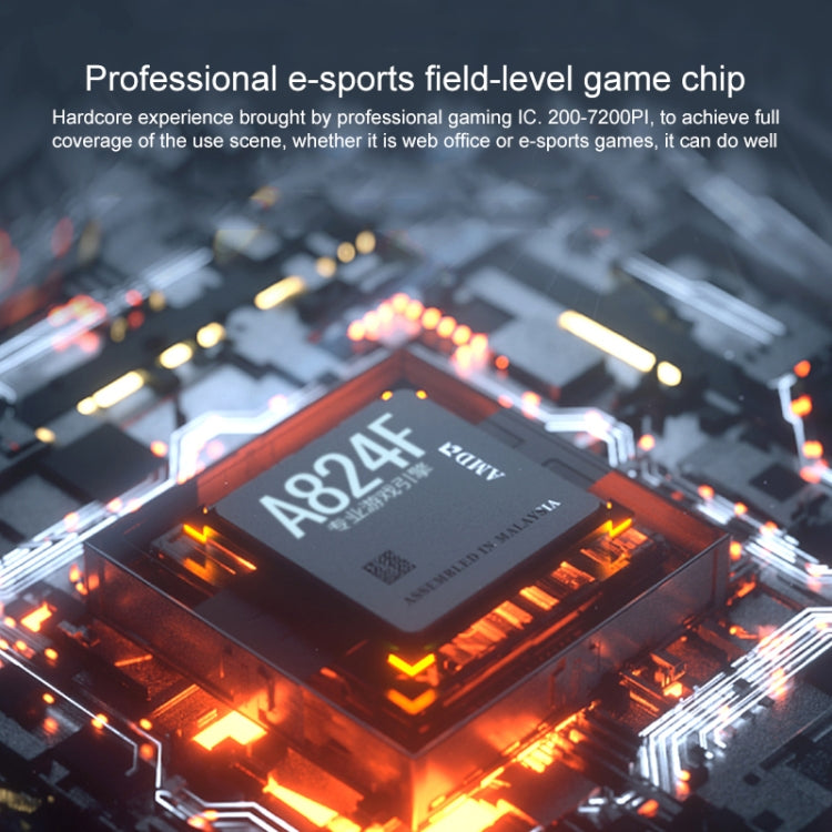 YINDIAO G10 7200DPI 7-modes Adjustable 7-keys RGB Light Wired Metal Mechanical Hard Core Macro Mouse, Style: Audio Version(Black) - free shipping - PMC TechLife - Order now!