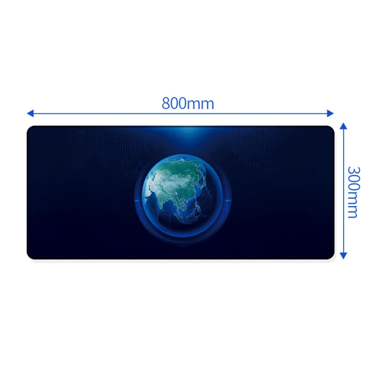 YINDIAO Large Rubber Mouse Pad Anti-skid Gaming Office Desk Pad Keyboard Mat, Size: 800x300mm (Earth) - Mouse Pads by YINDIAO | Online Shopping South Africa | PMC TechLife | Buy Now Pay Later Mobicred