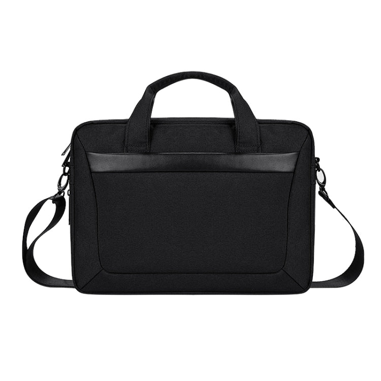 DJ06 Oxford Cloth Waterproof Wear-resistant Portable Expandable Laptop Bag for 13.3 inch Laptops, with Detachable Shoulder Strap(Black) - 13.3 inch by PMC TechLife | Online Shopping South Africa | PMC TechLife | Buy Now Pay Later Mobicred