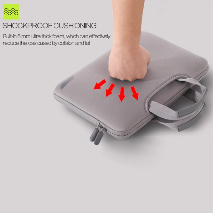 15.6 inch Portable Air Permeable Handheld Sleeve Bag for Laptops, Size: 41.5x30.0x3.5cm(Green) - 15 inch by PMC TechLife | Online Shopping South Africa | PMC TechLife