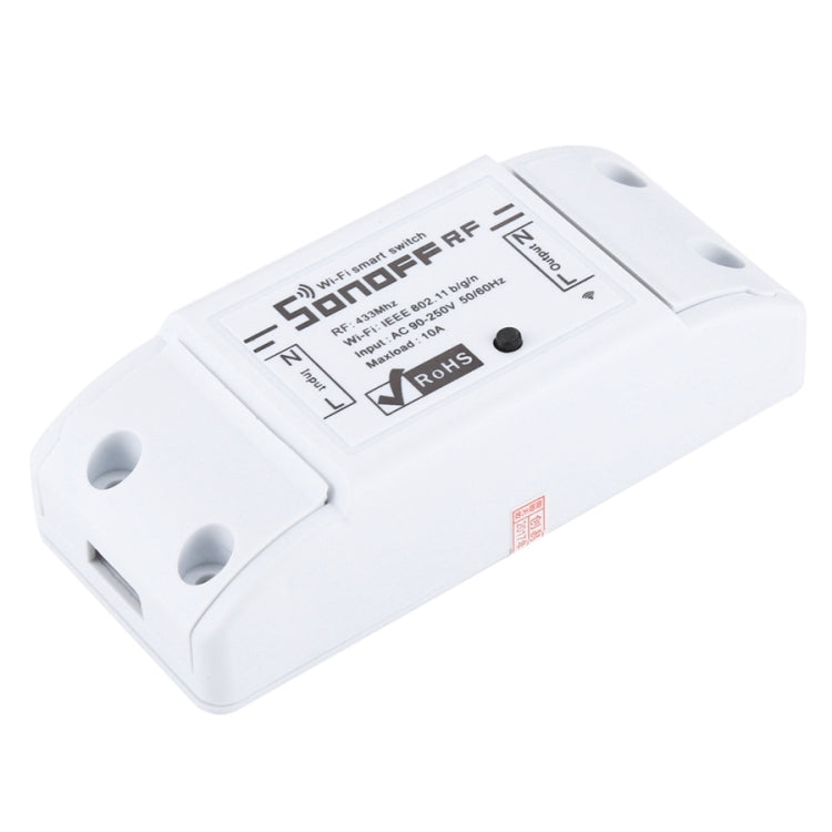Sonoff 433MHz DIY WiFi Smart Wireless Remote Control Timer Module Power Switch with 4-keys Remote Control for Smart Home, Support iOS and Android - free shipping - PMC TechLife - Order now!