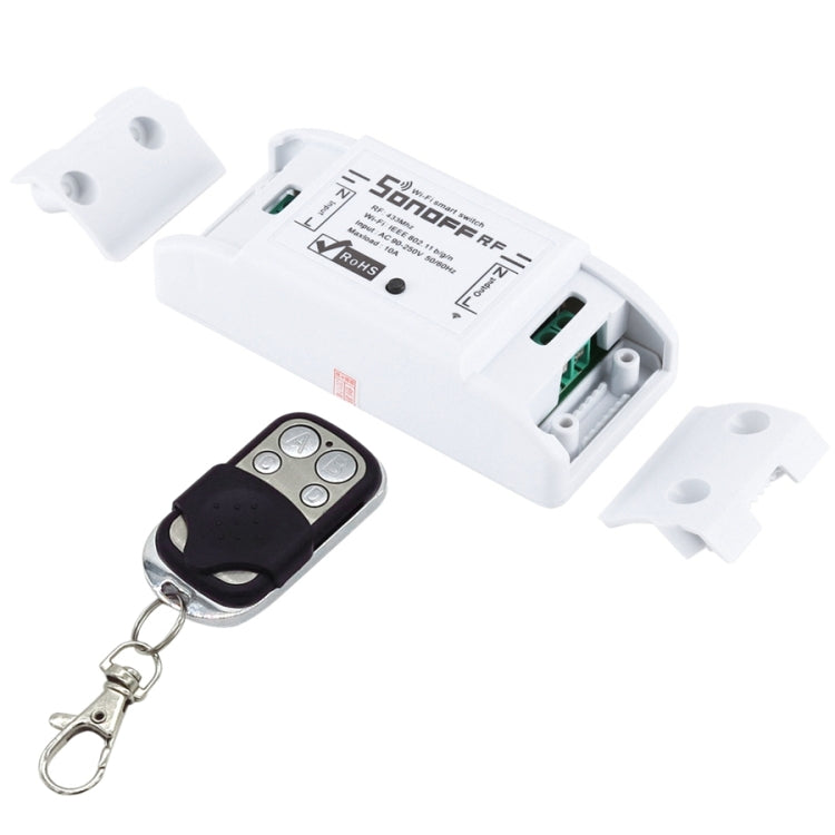 Sonoff 433MHz DIY WiFi Smart Wireless Remote Control Timer Module Power Switch with 4-keys Remote Control for Smart Home, Support iOS and Android - free shipping - PMC TechLife - Order now!